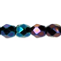 Cseh Csiszolt Gyöngy - 3 mm - Iris - Blue - 21435