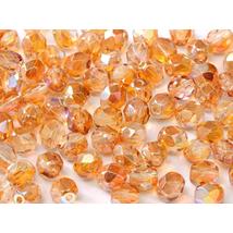 Cseh Csiszolt - 4mm  - CRYSTAL ORANGE RAINBOW - 98535