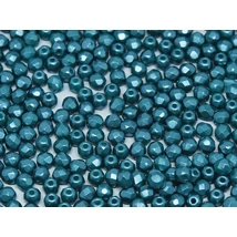 Cseh Csiszolt Gyöngy - 3 mm - Alabaster Pastel Emerald - 25043
