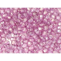 Cseh Csiszolt gyöngy - 3mm - Crystal Lila Luster - 00030/14494