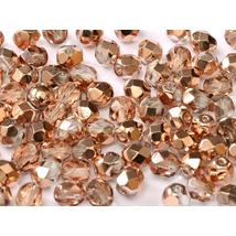 Cseh Csiszolt - 4mm - CRYSTAL CAPRI GOLD - 27101