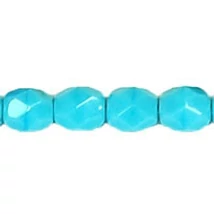 Csiszolt gyöngy - 4mm - Blue Turquoise - 63030