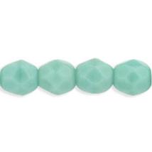 Cseh Csiszolt - 4mm - Opaque Turquoise - 63130