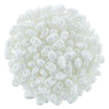 MiniDuo - 2,5x4mm - Luster - Opaque White - L03000