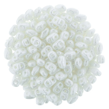 MiniDuo - 2,5x4mm - Luster - Opaque White - L03000