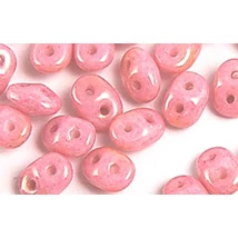 SuperDuo - 2,5x5mm - Luster - Metallic Pink -14494WH	