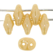 SuperDuo - 2,5x5mm - Luster - Opaque Ivory - L13020