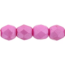 Cseh Csiszolt - 4mm - Pearl Shine - Lt Fuchsia - 24005AL