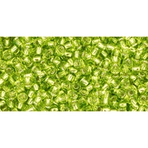 Toho kásagyöngy - 11/0 - Silver-Lined Lime Green - 24