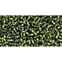 Toho kásagyöngy - 15/0 - Silver-Lined Olivine - 37