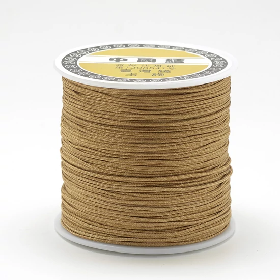 Makramé zsinór - 0,8mm - aranyvessző