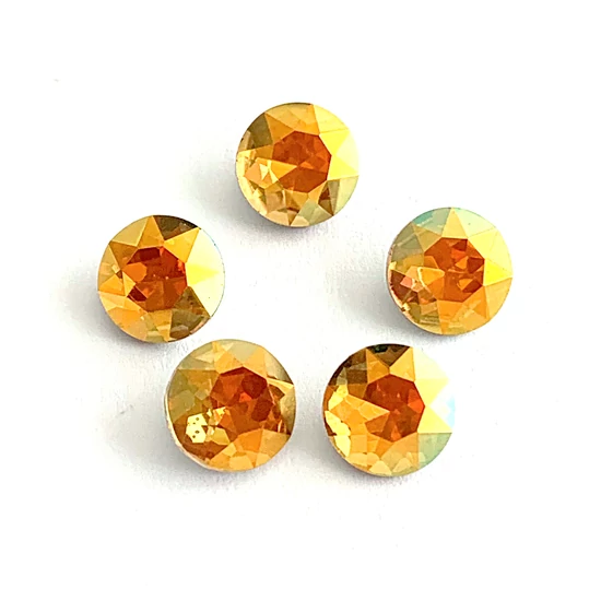 Kristály - 8mm - kerek - kaboson - astral pink