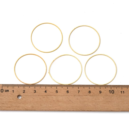 Karika - Köztes elem - arany szín, 30x0.7mm