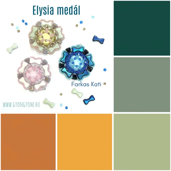 elysia medál egységcsomag dandelion moss