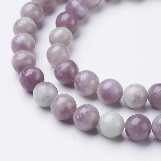 Ásványgyöngy - Violet - 8mm