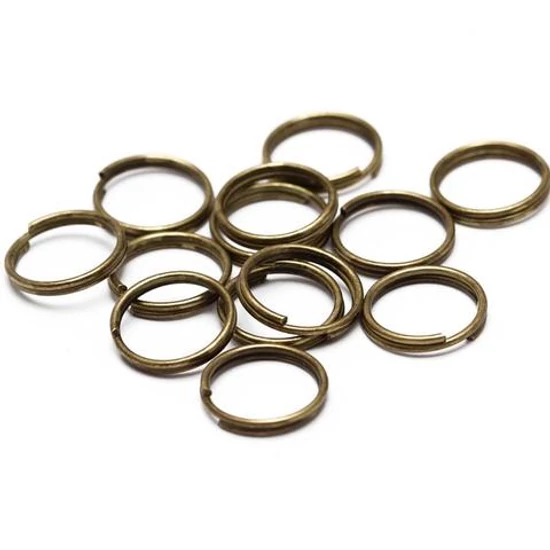 Szerelőkarika - 6mm - dupla sárgaréz - nikkelmentes