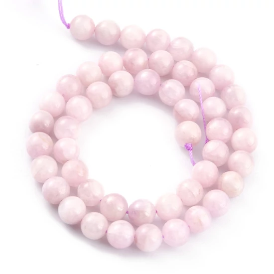 Ásványgyöngy - 8mm - Természetes Kunzit