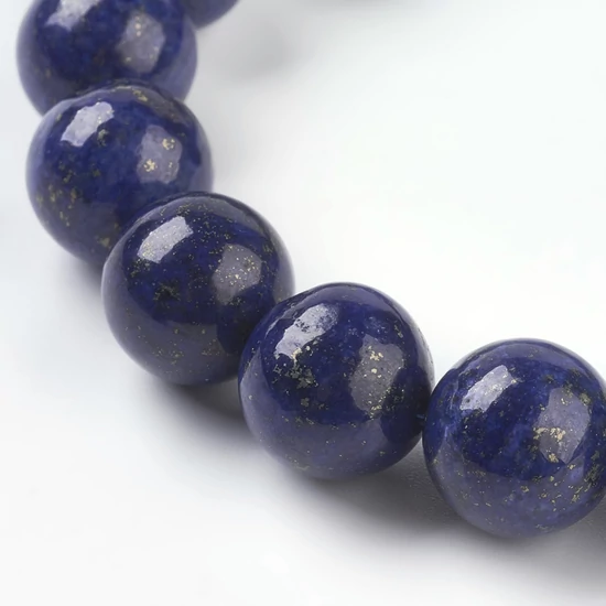 Ásványgyöngy – Természetes -  Lapis lazuli - 10mm
