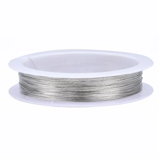 Drót - 0,3mm - Ezüst színben - Nikkelmentes!