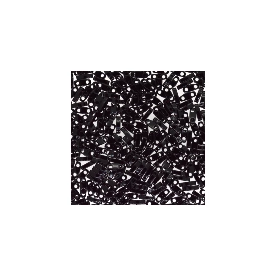 MIyuki QUARTER TILA - (negyed) -  5x1,2x1,6mm - BLACK - QTL0401