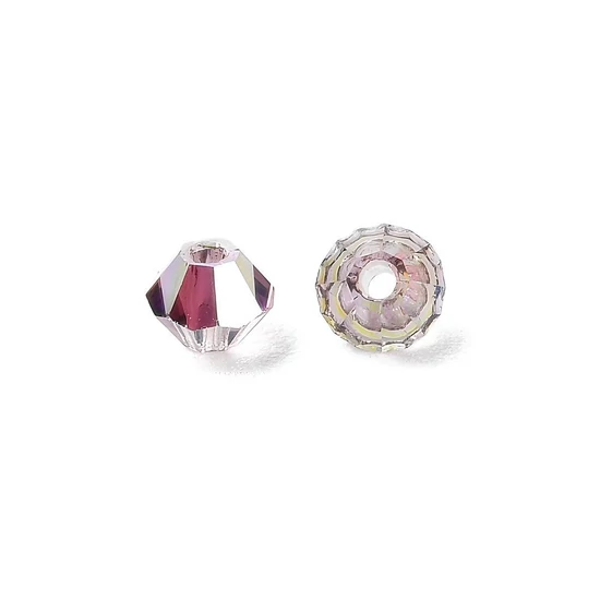 Preciosa® Crystal Beads - 3mm -  Light Amethyst Ab