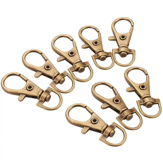 Kapocs - karabiner- sárgaréz színben