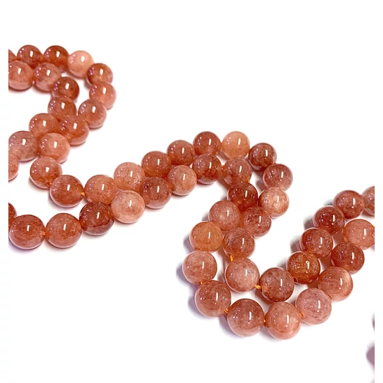 Természetes Ásványgyöngy - Holdkő - 8mm