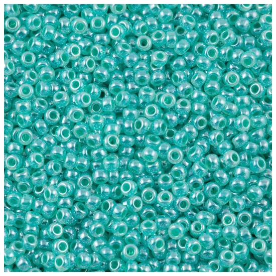 Miyuki kásagyöngy - 15/0 - AQUA GREEN CEYLON MIYUKI - 536