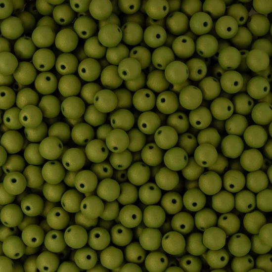 Round - 4mm -  Alabaster Verdant Glow - 29768