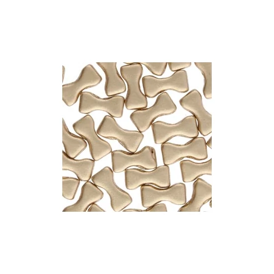 BOW TIE - 6x12mm -  BRONZE PALE GOLD - 01710