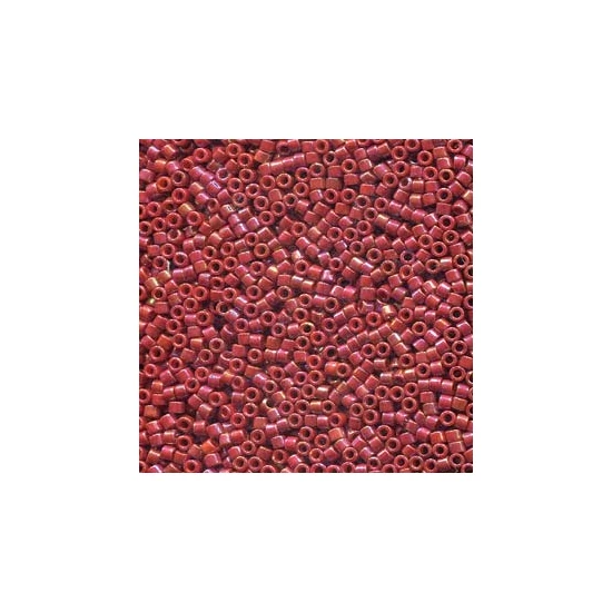 Miyuki delica - 11/0 - DELICA GLAZED OPAQUE DK RED - 2275