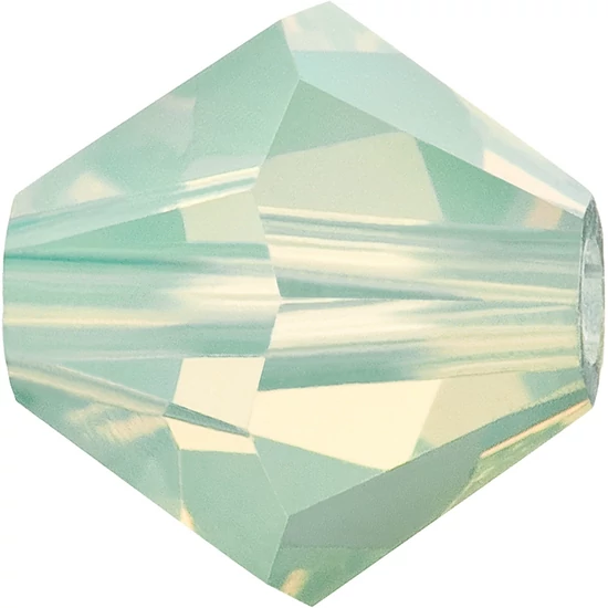  Preciosa® Crystal bicone gyöngy, Chrysolite Opal, 6mm