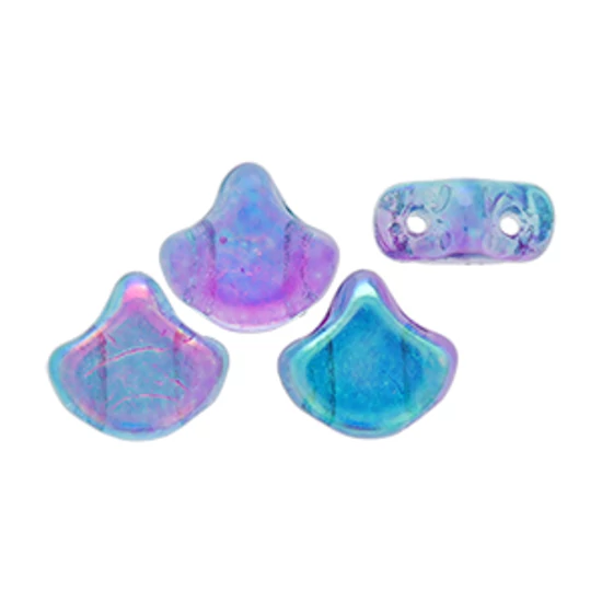Ginkgo -  7.5 x 7.5mm -  SUMMER RAINBOW Light Blue - 48123