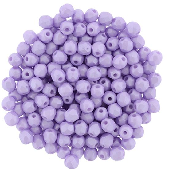 Cseh Csiszolt - 3mm - Powdery - Pastel Purple - 29308AL