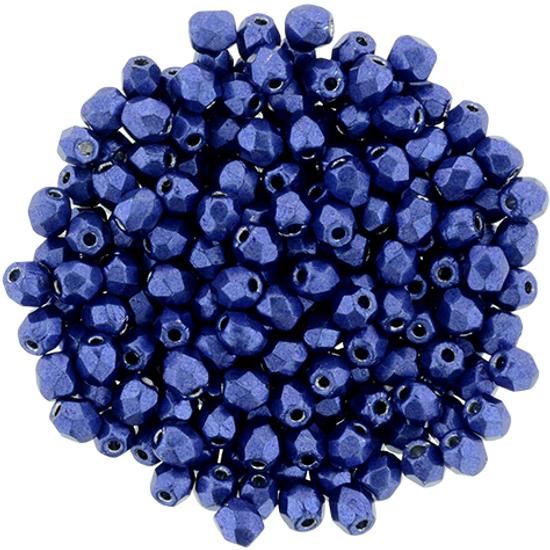 Cseh Csiszolt - 3mm - Saturated Metallic Lapis Blue - 77065CR
