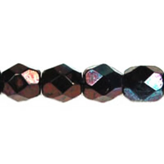 Cseh Csiszolt - 3mm - Luster - Metallic Amethyst Jet - LE23980