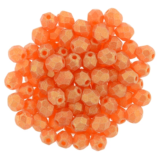 Cseh Csiszolt - 4mm - Sueded Gold Hyacinth - S5C90040