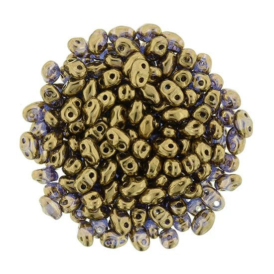 MiniDuo - 2,5x4mm - Bronze - Crystal
