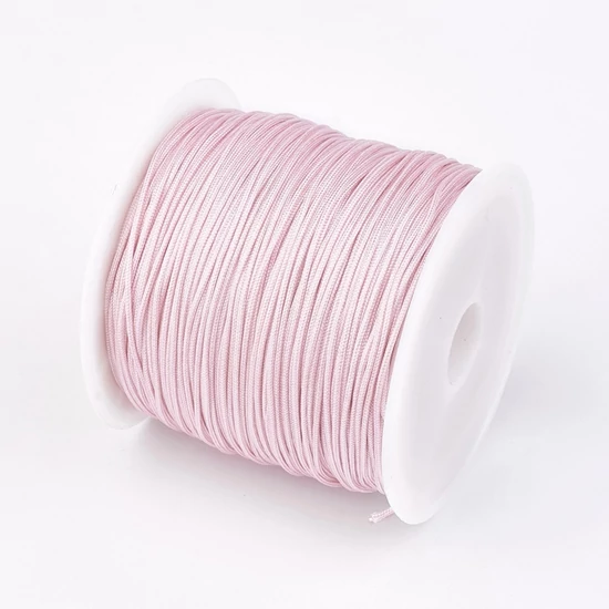 Makramé zsinór - 0,8mm - rózsaszín