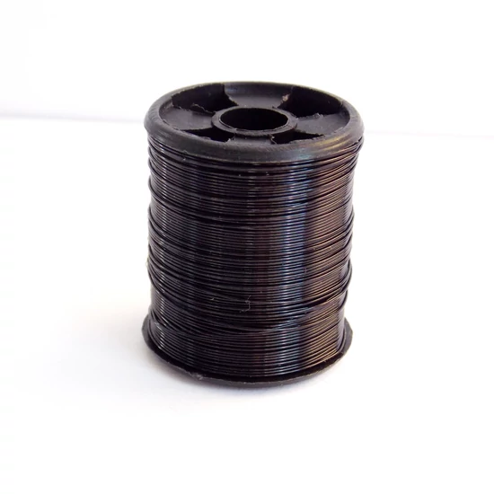 0,2mm Fekete drót