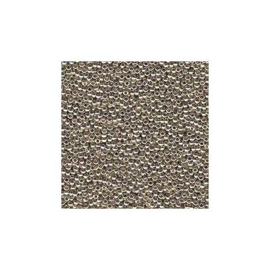 Kásagyöngy - Miyuki - 11/0 -  Duracoat Galvanized Silver - 4201 - TARTÓS BEVONATTAL! 
