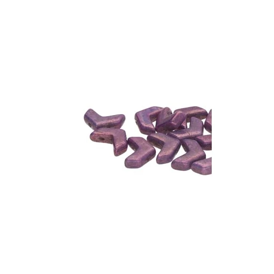 Chevron Duo - gyöngy - 10x4mm - Purple Vega - 15726