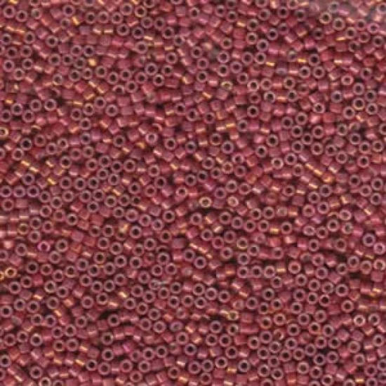Miyuki - delica, metallic rhubarb luster