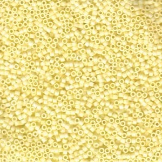 Miyuki Delica - 11/0 - OPAQUE PALE YELLOW MATTED - 1511
