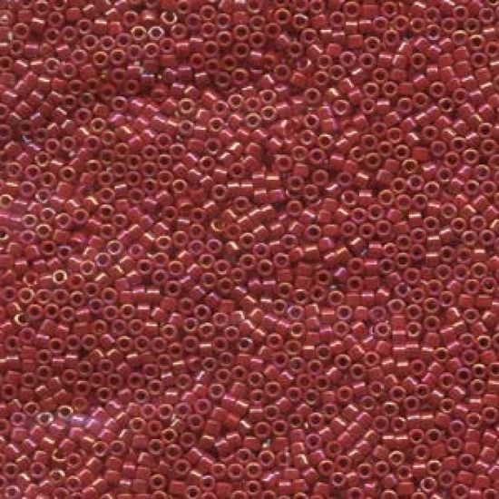 Miyuki delica - 11/0 - OPAQUE RED AB - 162