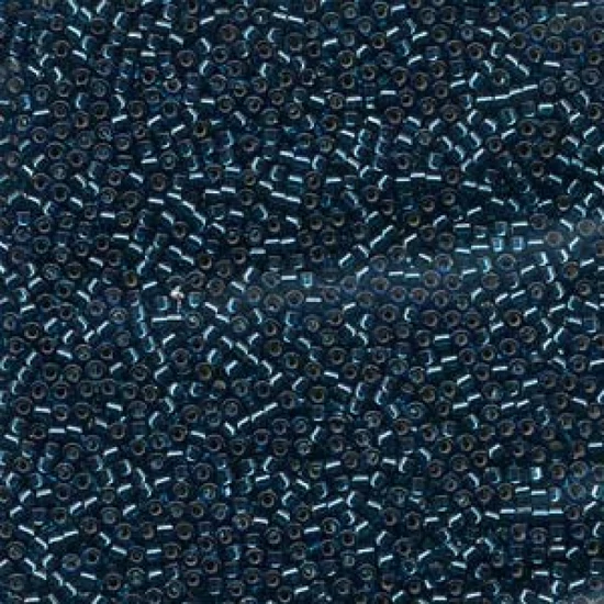 Miyuki delica - 11/0 - SILVER LINED BLUE ZIRCON DYED - 0608