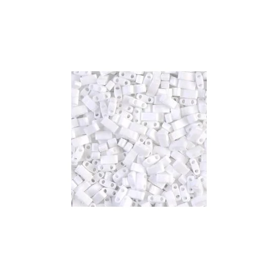Féltila - 2,5x5mm - MATTED WHITE AB- HTL0402FR