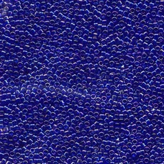 delica, transparent cobalt ab