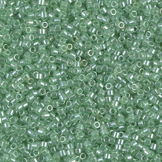 Miyuki Delica - 11/0 - TRANSPARENT MINT LUSTER - 1483