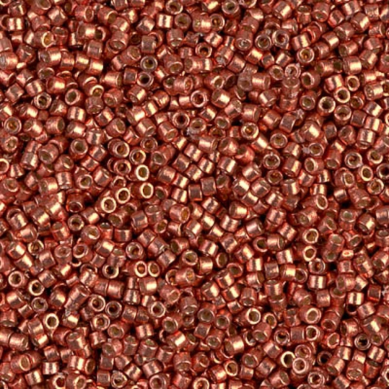 Delica - Miyuki - 11/0 - Duracoat Galvanized Pink Blush - 1837 - TARTÓS BEVONATTAL! - 2,5gr